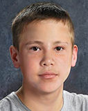 Trenton John Duckett aged to 13 years
