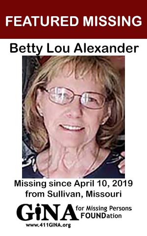 Featured Missing - Betty Lou Alexander